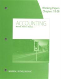 Accounting : Chapters 18-26 （26 CSM WKP）