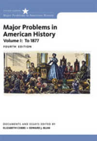 Major Problems in American History, Volume I （4TH）