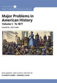 Major Problems in American History, Volume I （4TH）