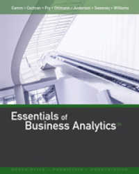 Essentials of Business Analytics （2 HAR/PSC）