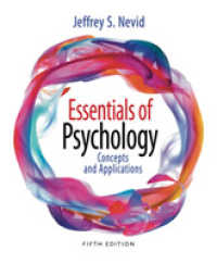 Essentials of Psychology : Concepts and Applications -- Paperback / softback （5 ed）