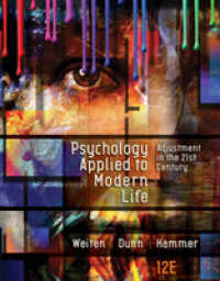 Psychology Applied to Modern Life : Adjustment in the 21st Century （12TH）