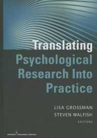 Translating Psychological Research into Practice