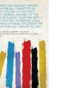 Majority and Minority Report of the Special Committee on Public Utilities of the Forty-Ninth General Assembly of the State of Illinois, Together with a Draft of a Bill to Provide Local Control of Public Utilities in the City of Chicago. January 20, 1