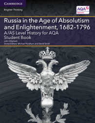 A/AS Level History for AQA Russia in the Age of Absolutism and Enlightenment, 1682-1796 Student Book (A Level (As) History Aqa)