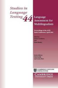Language Assessment for Multilingualism, (Silt 44) Paperback
