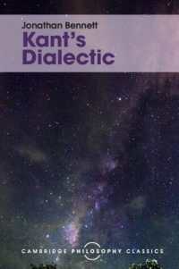 Kant's Dialectic (Cambridge Philosophy Classics) -- Paperback / softback