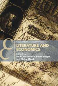 ケンブリッジ版　文学と経済学必携<br>The Cambridge Companion to Literature and Economics (Cambridge Companions to Literature)