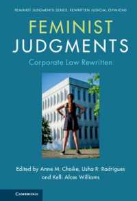 Feminist Judgments: Corporate Law Rewritten (Feminist Judgment Series: Rewritten Judicial Opinions)