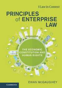 Principles of Enterprise Law : The Economic Constitution and Human Rights (Law in Context)