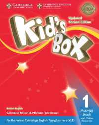 Kid's Box Updated Second edition (for updated Yle exams) Level 1 Activity Book with Online Resources （2 PCK PAP/）