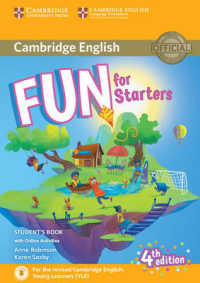 Fun for Starters, Movers and Flyers Fourth edition Starters Student's Book with Audio with Online Activities （4 Student）