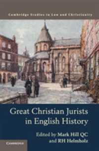 Great Christian Jurists in English History (Law and Christianity)