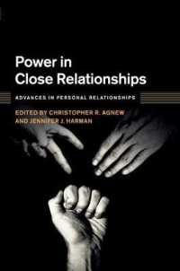 Power in Close Relationships (Advances in Personal Relationships)