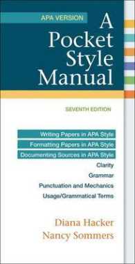 A Pocket Style Manual : APA Version （7 SPI）