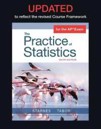 Updated Version of the Practice of Statistics for the APA Course (Student Edition) （6TH）