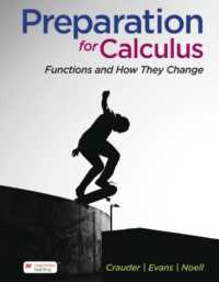 Preparation for Calculus (International Edition) : Functions and How They Change