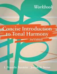 Concise Introduction to Tonal Harmony Workbook （3RD）