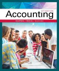 Working Papers, Chapters 18-26 for Warren/Reeve/Duchac's Accounting, 27E （27TH）