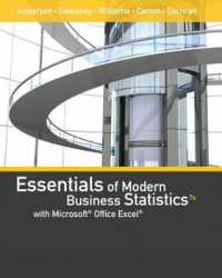 Essentials of Modern Business Statistics with Microsoft�Office Excel� (with XLSTAT Education Edition Printed Access�Card) （7TH）