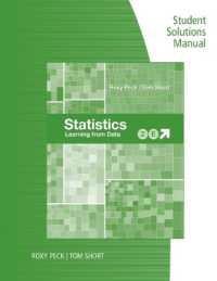 Student Solutions Manual for Peck/Short's Statistics: Learning from Data， 2nd