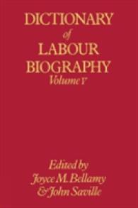 Dictionary of Labour Biography : Volume V 〈5〉