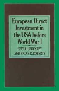 European Direct Investment in the U.s.a. before World War I