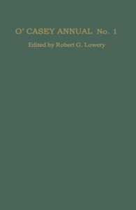 O'casey Annual No. 1 (Macmillan Literary Annuals)
