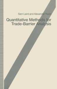 Quantitative Methods for Trade-barrier Analysis