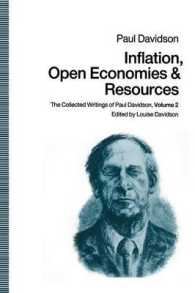 Inflation, Open Economies and Resources : The Collected Writings of Paul Davidson 〈2〉