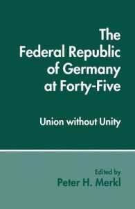 The Federal Republic of Germany at Forty-five : Union without Unity
