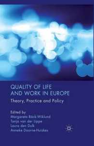 Quality of Life and Work in Europe : Theory, Practice and Policy