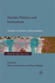Gender, Politics and Institutions : Towards a Feminist Institutionalism (Gender and Politics)
