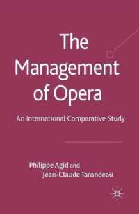 The Management of Opera : An International Comparative Study
