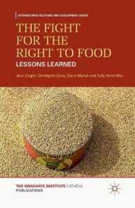 The Fight for the Right to Food : Lessons Learned (International Relations and Development Series)