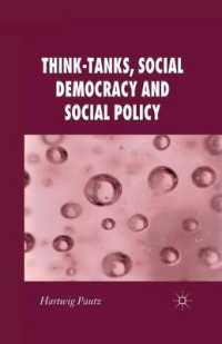 Think-Tanks, Social Democracy and Social Policy (New Perspectives in German Political Studies)