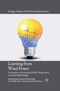 Learning from Wind Power : Governance, Societal and Policy Perspectives on Sustainable Energy (Energy, Climate and the Environment)