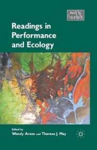 Readings in Performance and Ecology (What is Theatre?)