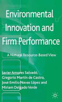 Environmental Innovation and Firm Performance : A Natural Resource-Based View