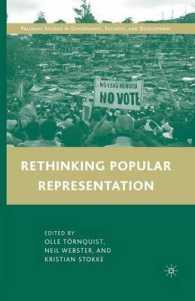 Rethinking Popular Representation (Governance, Security and Development)