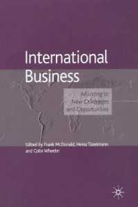 International Business : Adjusting to New Challenges and Opportunities (The Academy of International Business)