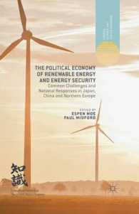The Political Economy of Renewable Energy and Energy Security : Common Challenges and National Responses in Japan, China and Northern Europe (Energy, Climate and the Environment)