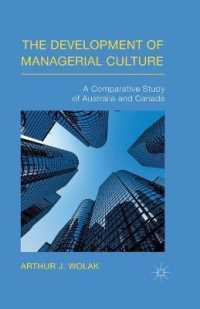 The Development of Managerial Culture : A Comparative Study of Australia and Canada