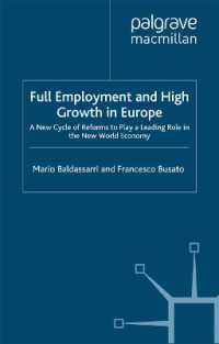 Full Employment and High Growth in Europe : A New Cycle of Reforms to Play a Leading Role in the New World Economy