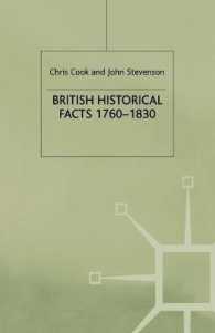 British Historical Facts, 1760-1830 (Palgrave Historical and Political Facts)