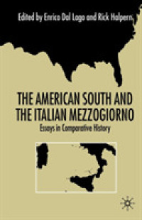 The American South and the Italian Mezzogiorno : Essays in Comparative History