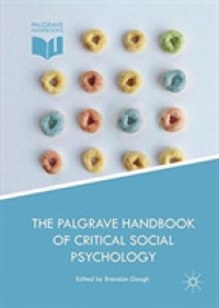 Palgrave Handbook of Critical Social Psychology -- Paperback / softback