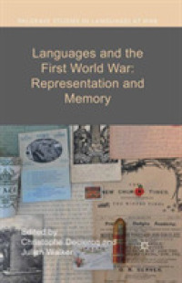 Languages and the First World War: Representation and Memory (Palgrave Studies in Languages at War)