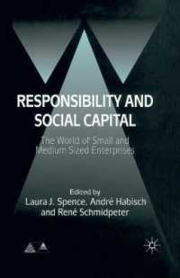 Responsibility and Social Capital : The World of Small and Medium Sized Enterprises (Anglo-german Foundation)