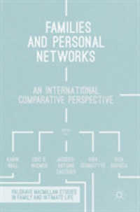 Families and Personal Networks : An International Comparative Perspective (Palgrave Macmillan Studies in Family and Intimate Life)